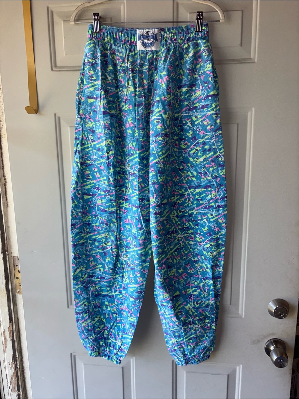 International Baggyz vintage 80’s splatter print pants size L